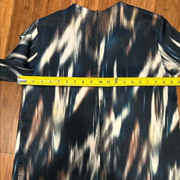 H&M Black and Cream Midi Dress - Picture 6 of 6